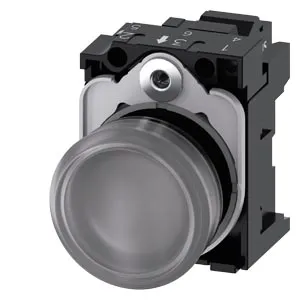 SIEMENS/西门子 3SU1系列指示灯 3SU1106-6AA70-3AA0 安装直径22mm 透明 1个
