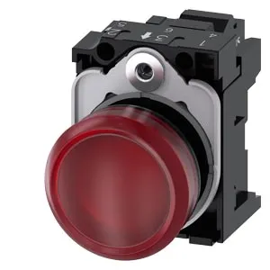 SIEMENS/西门子 3SU1系列指示灯 3SU1106-6AA20-3AA0 安装直径22mm 红色 1个