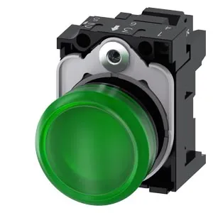 SIEMENS/西门子 3SU1系列指示灯 3SU1103-6AA40-3AA0 安装直径22mm 绿色 1个