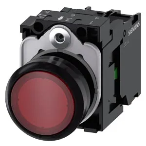 SIEMENS/西门子 3SU1系列发光按钮 3SU1102-0AB20-1BA0 安装直径22mm 红色 1个
