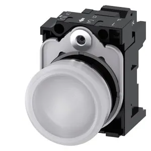 SIEMENS/西门子 3SU1系列指示灯 3SU1153-6AA60-3AA0 安装直径22mm 白色 1个