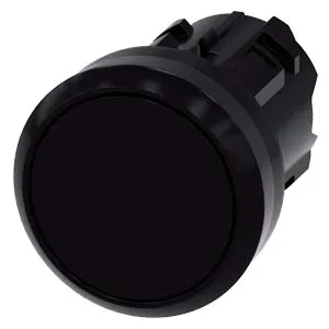 SIEMENS/西门子 3SU1系列按钮 3SU1000-0AB10-0AA0 安装直径22mm 黑色 1个