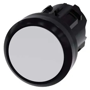 SIEMENS/西门子 3SU1系列按钮 3SU1000-0AB60-0AA0 安装直径22mm 白色 1个