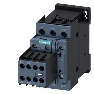 SIEMENS/西门子 3RT2系列接触器 3RT2027-1AP04 3P 额定工作电流32A 线圈额定控制电压AC230V 1个