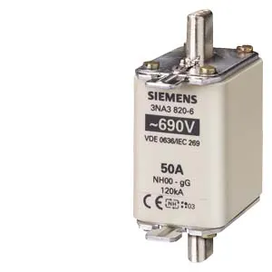 SIEMENS/西门子 3NA系列刀型线路保护熔断器 3NA3830-6 100A 1个