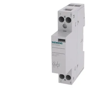 SIEMENS/西门子 5TT5系列模数化接触器-交直流控制电压 5TT5000-0 2P 额定工作电流20A 线圈额定控制电压AC230V/DC220V 1个