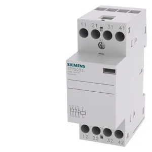 SIEMENS/西门子 5TT5系列模数化接触器-交直流控制电压 5TT5033-2 4P 额定工作电流25A 线圈额定控制电压AC/DC24V 1个