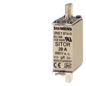 SIEMENS/西门子 3NE系列半导体保护熔断器(快熔) 3NE1817-0 50A 1个