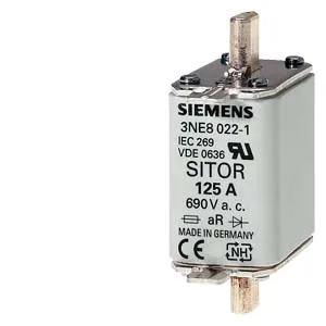 SIEMENS/西门子 3NE系列半导体保护熔断器(快熔) 3NE8021-1 100A 1个